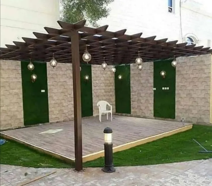 أفضل أنواع الخشب لمظلات الجلسات العصرية في جده والطايف رابغ 