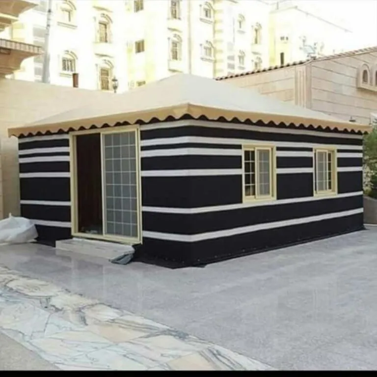 تصميم حديث لبيوت الشعر في المملكة العربية السعودية