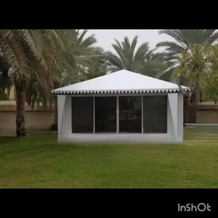 خيام مقاومة للمطر بيوت شعر مع الإنارة بجدة مكة والطايف