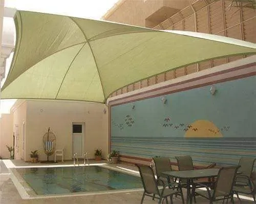 تصميم مظلات مسابح مودرن بمكة جدة والمدينة