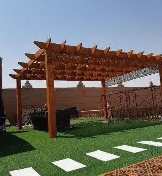 أفضل أنواع الخشب لمظلات الجلسات العصرية في جده والطايف رابغ 