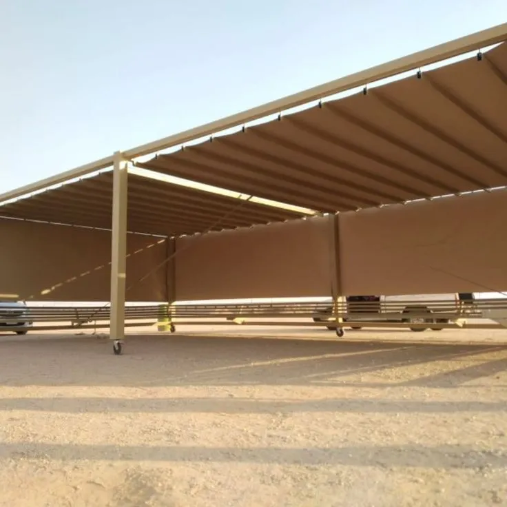 مظلات متحركة للسيارات قماش في مكة جدة ينبع